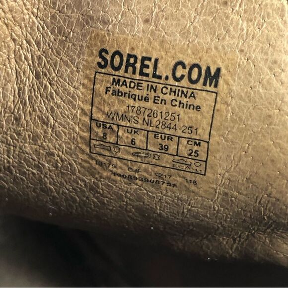 Sorel Nadia Boots Open Toe Heel Pump Booties Tan Taupe Size 8 NL2844-251 - Picture 10 of 11